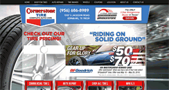 Desktop Screenshot of cornerstonetire.com